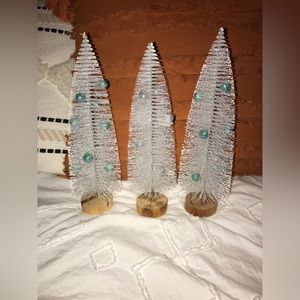 Bottle Brush Christmas Trees